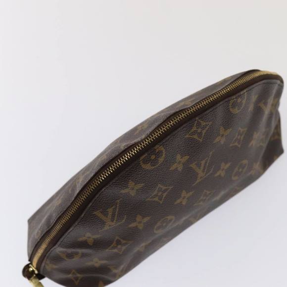 LOUIS VUITTON Monogram Trousse Demi Ronde Cosmetic Pouch M47520 LV Auth 82041 - Picture 5 of 16